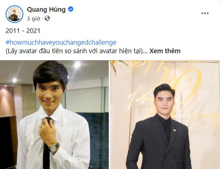 Người mẫu Quang Hùng sau 10 năm ngày càng phong độ. Người mẫu Quang Hùng sau 10 năm ngày càng phong độ.