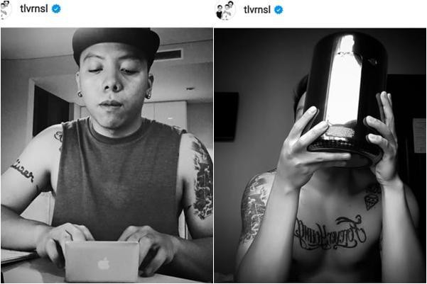 Những hình xăm lớn trên cơ thể tùng được ông xã Tóc Tiên đăng tải. Những hình xăm lớn trên cơ thể tùng được ông xã Tóc Tiên đăng tải.