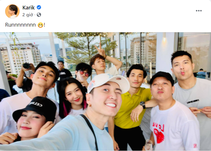 Dàn cast vui vẻ khi được làm việc cùng nhau.