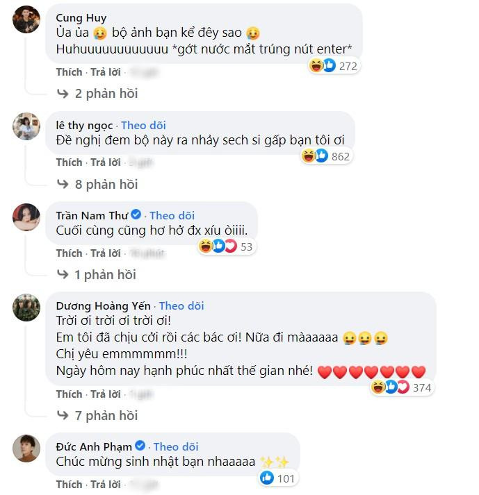 Dàn sao Việt vào chúc mừng sinh nhật cô nàng.