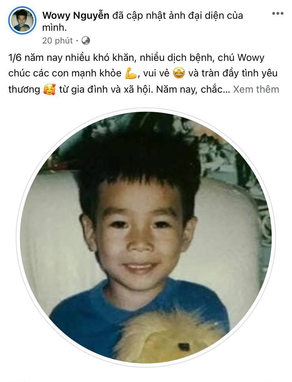 Hình ảnh thời thơ ấu hiếm hoi rapper Wowy chia sẻ với người hâm mộ. Hình ảnh thời thơ ấu hiếm hoi rapper Wowy chia sẻ với người hâm mộ.