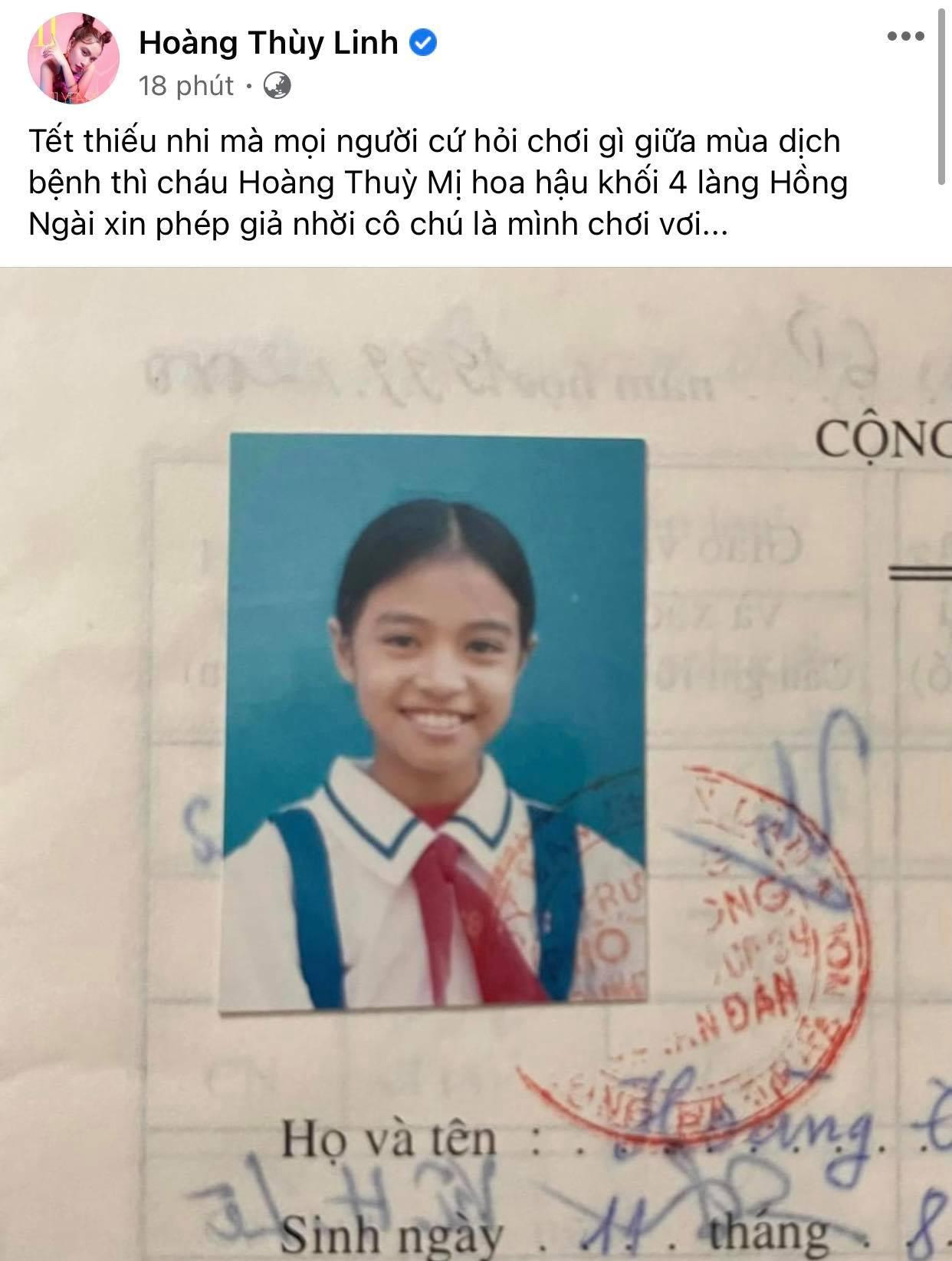 Hoàng Thùy Linh khi học lớp 4 vô cùng tươi tắn trong ảnh học bạ. Hoàng Thùy Linh khi học lớp 4 vô cùng tươi tắn trong ảnh học bạ.