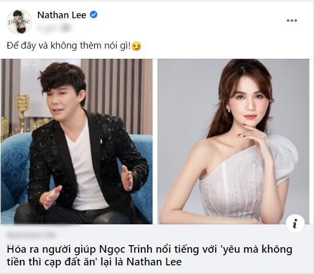 Bài đăng mới nhất của nam ca sĩ.
