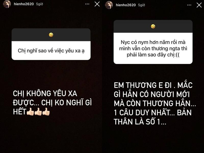 Hiền Hồ chia sẻ quan điểm của mình về tình yêu. Hiền Hồ chia sẻ quan điểm của mình về tình yêu.