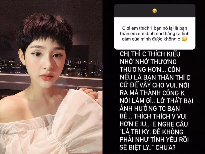 Hiền Hồ chia sẻ quan điểm trong việc yêu bạn thân.