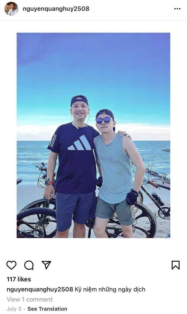 "Ông bầu" Quang Huy giảm cân nhờ chăm tập thể dục thể thao. Ảnh: IGNV "Ông bầu" Quang Huy giảm cân nhờ chăm tập thể dục thể thao. Ảnh: IGNV