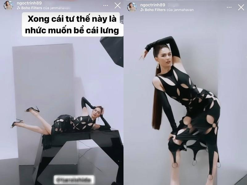 Hậu trường bộ ảnh cắt xẻ táo bạo mới đây cũng được cô khoe với người hâm mộ. Hậu trường bộ ảnh cắt xẻ táo bạo mới đây cũng được cô khoe với người hâm mộ.