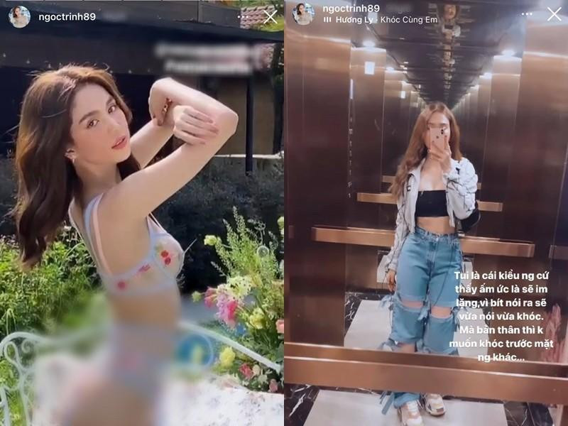 Ngọc Trinh khoe hậu trường chụp ảnh nội y từ hồi năm ngoái. Ngọc Trinh khoe hậu trường chụp ảnh nội y từ hồi năm ngoái.