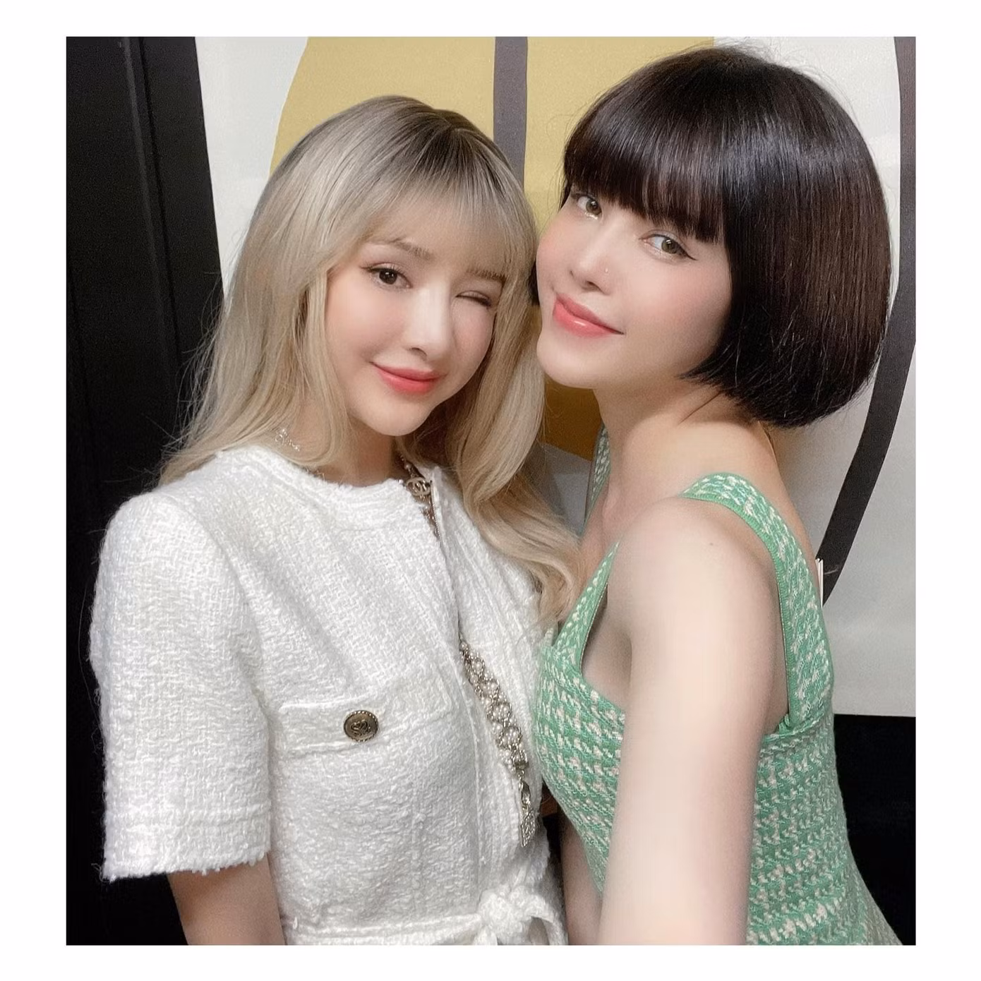 Bức ảnh "Thiều Bảo Hiền và Trâm Hồ" nhận được lượt tương tác lớn của netizen.