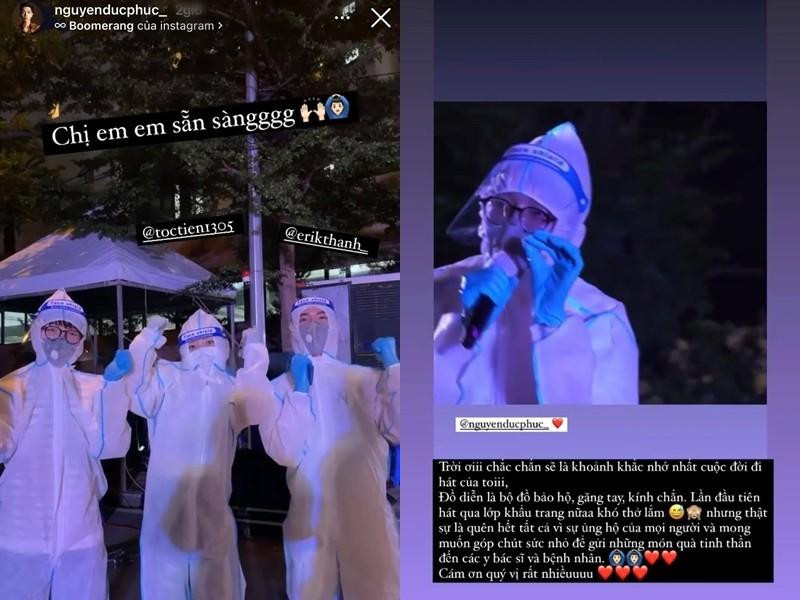 Đức Phúc xúc động với buổi diễn đặc biệt. Đức Phúc xúc động với buổi diễn đặc biệt.