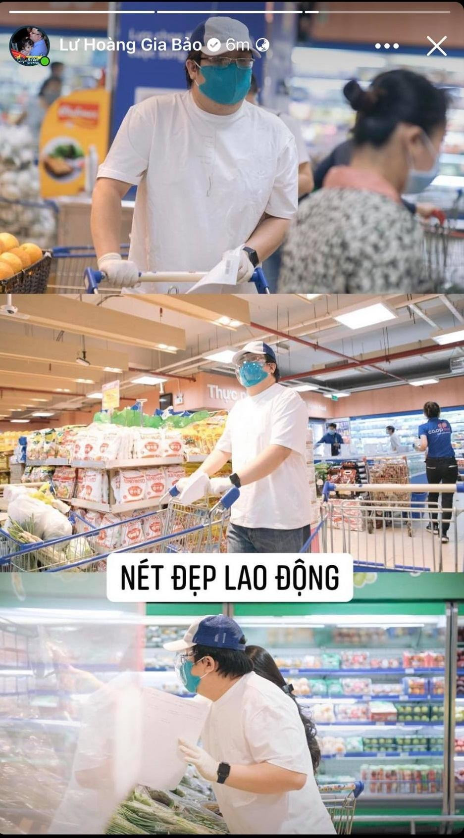 Diễn viên Gia Bảo tích cực không kém sau khi trở thành tình nguyện viên mùa dịch.