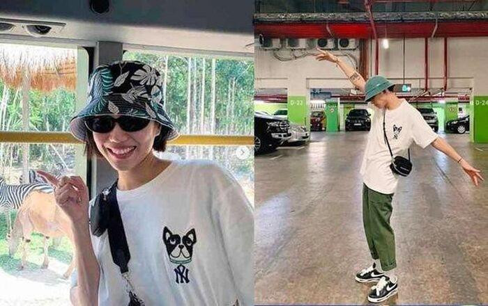 Các mẫu áo như dùng chung một tủ đồ của Diệu Nhi - Anh Tú.