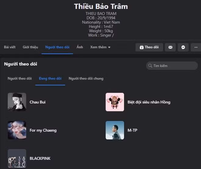Trước đó, nữ ca sĩ sinh năm 1994 vẫn theo dõi Sơn Tùng.