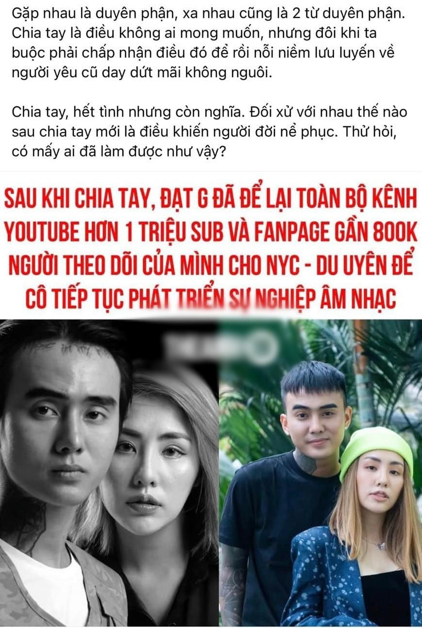 Du Uyên phủ nhận thông tin bạn trai cũ để lại tài khoản trên các nền tảng MXH cho cô.