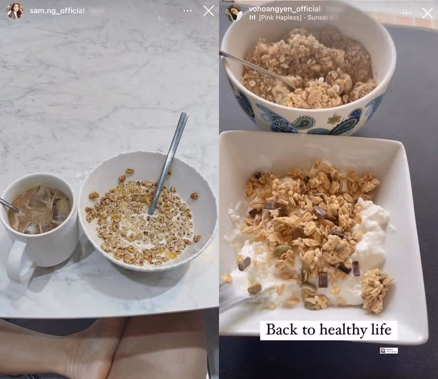 Sam ăn ngũ cốc để duy trì vóc dáng và có cuộc sống lành mạnh hơn.