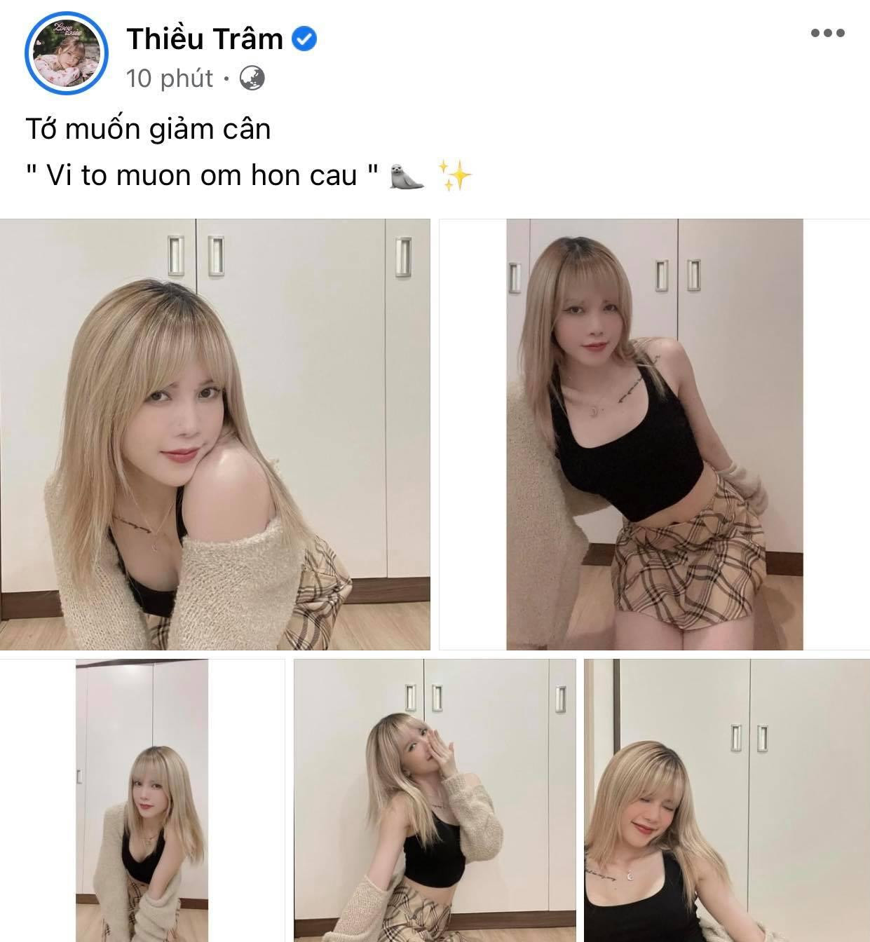 Dù ở nhà nhưng Thiều Bảo Trâm vẫn chăm chỉ luyện tập và đăng ảnh mỗi ngày lên MXH.