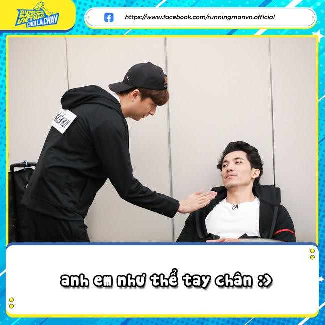 Ngô Kiến Huy và Liên Bỉnh Phát có hai biểu cảm trái ngược.