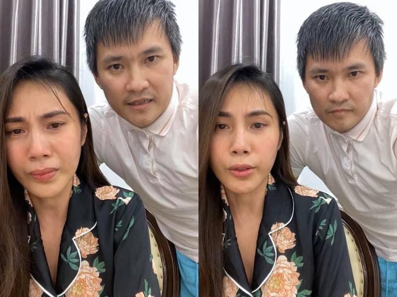 Sau đó Thủy Tiên không kìm nén được cảm xúc nên đã khóc trên livestream. Sau đó Thủy Tiên không kìm nén được cảm xúc nên đã khóc trên livestream.