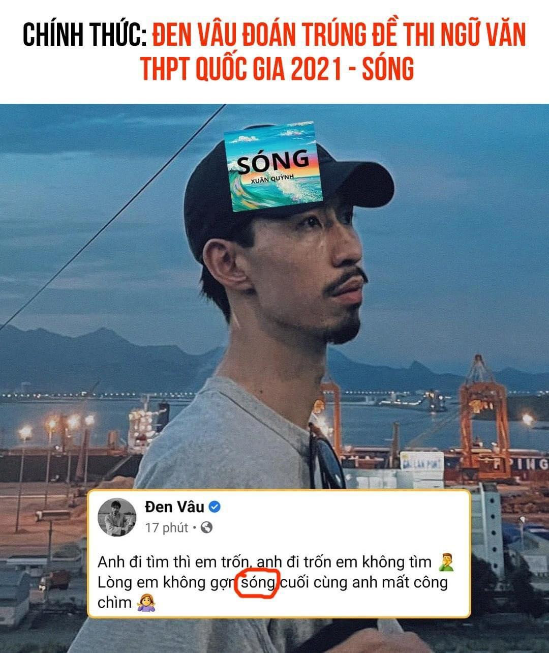 Đen Vâu đang được cộng đồng mạng gọi tên vì những lần đoán trúng đề của mình.