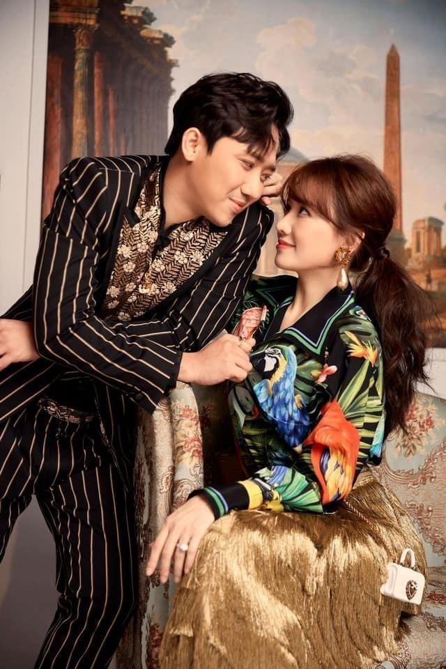 Bức ảnh Trấn Thành lựa chọn để mừng bà xã bước sang tuổi mới. Bức ảnh Trấn Thành lựa chọn để mừng bà xã bước sang tuổi mới.