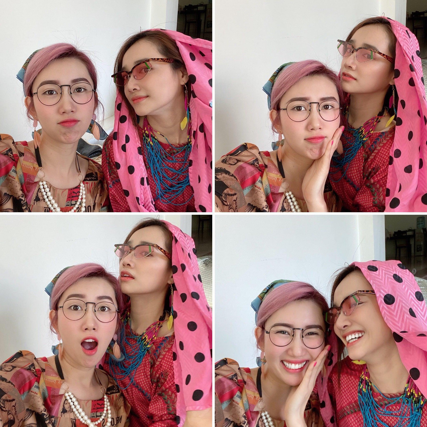 Cặp sao &quot;cosplay&quot; nhân vật bà Ích.