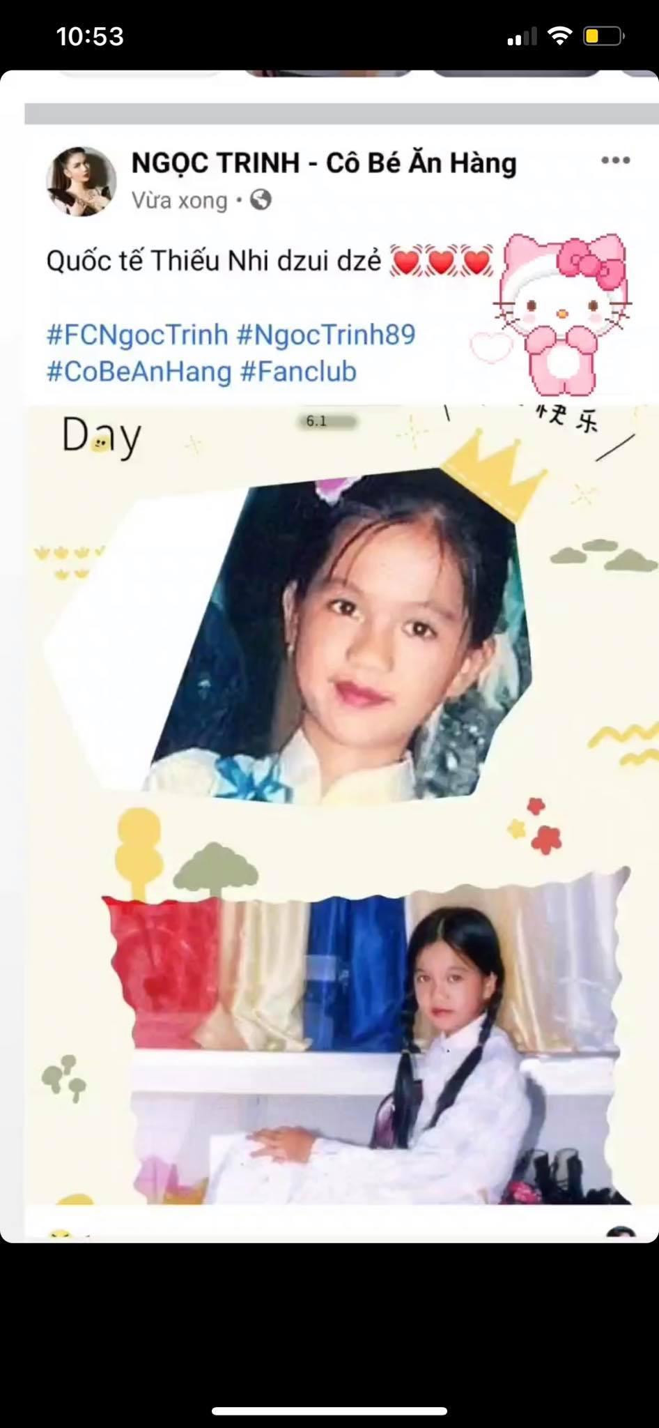 Ngọc Trinh thời còn ngồi trên ghế nhà trường cũng vô cùng đáng yêu. Ngọc Trinh thời còn ngồi trên ghế nhà trường cũng vô cùng đáng yêu.