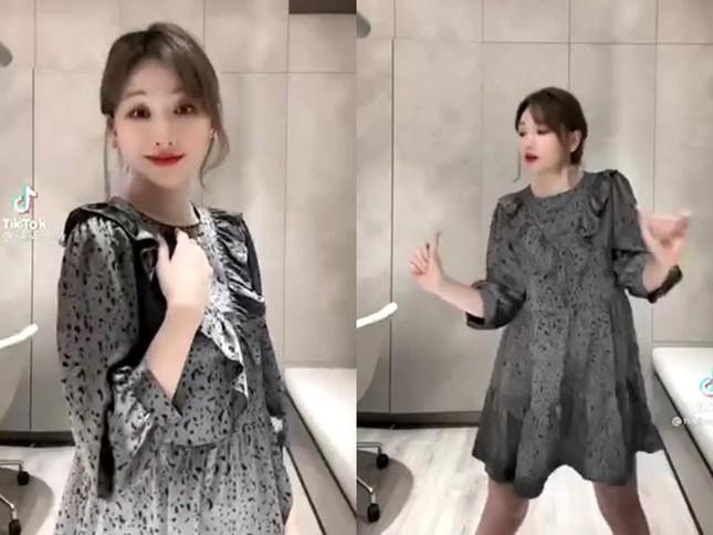 Chiếc váy rộng thùng thình là nguyên nhân khiến bà xã Trần Thành bị netizen nghi ngờ đang có thai.