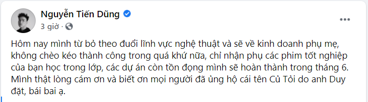 Bài đăng mới nhất của Củ Tỏi.