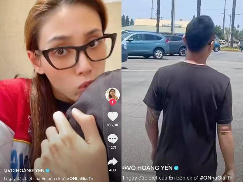 Một vài khoảnh khắc hiếm hoi Võ Hoàng Yến để chồng sắp cưới vào ống kính. Một vài khoảnh khắc hiếm hoi Võ Hoàng Yến để chồng sắp cưới vào ống kính.