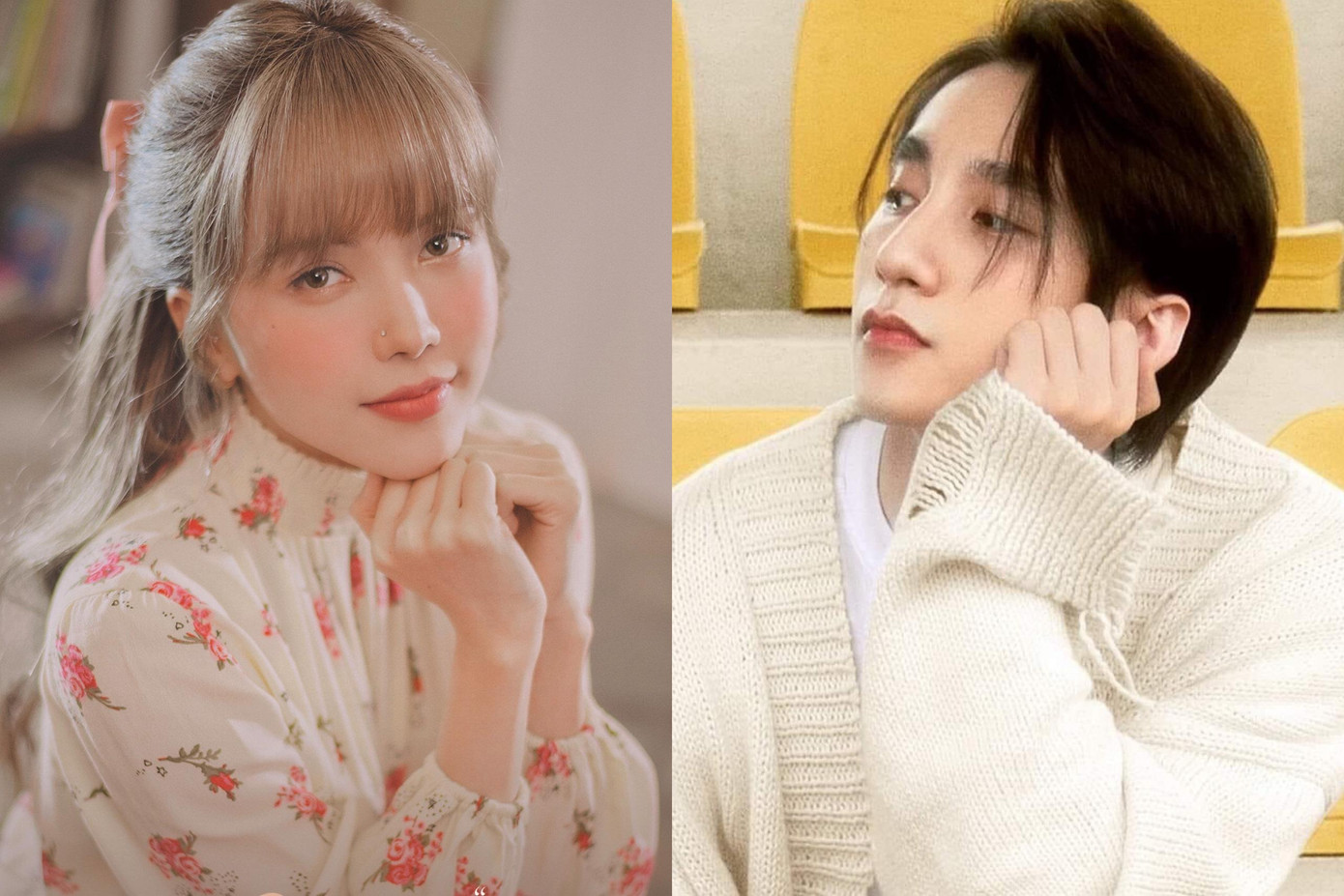 Tạo hình của hai ca sĩ trong sản phẩm mới đều theo phong cách ngọt ngào.