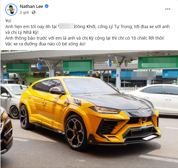 Bài đăng của Nathan Lee thu hút sự chú ý của cộng đồng mạng