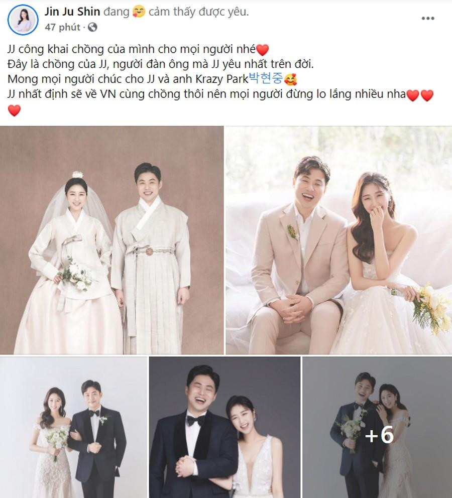 Ca sĩ thông báo với người hâm mộ đã là "vợ người ta".