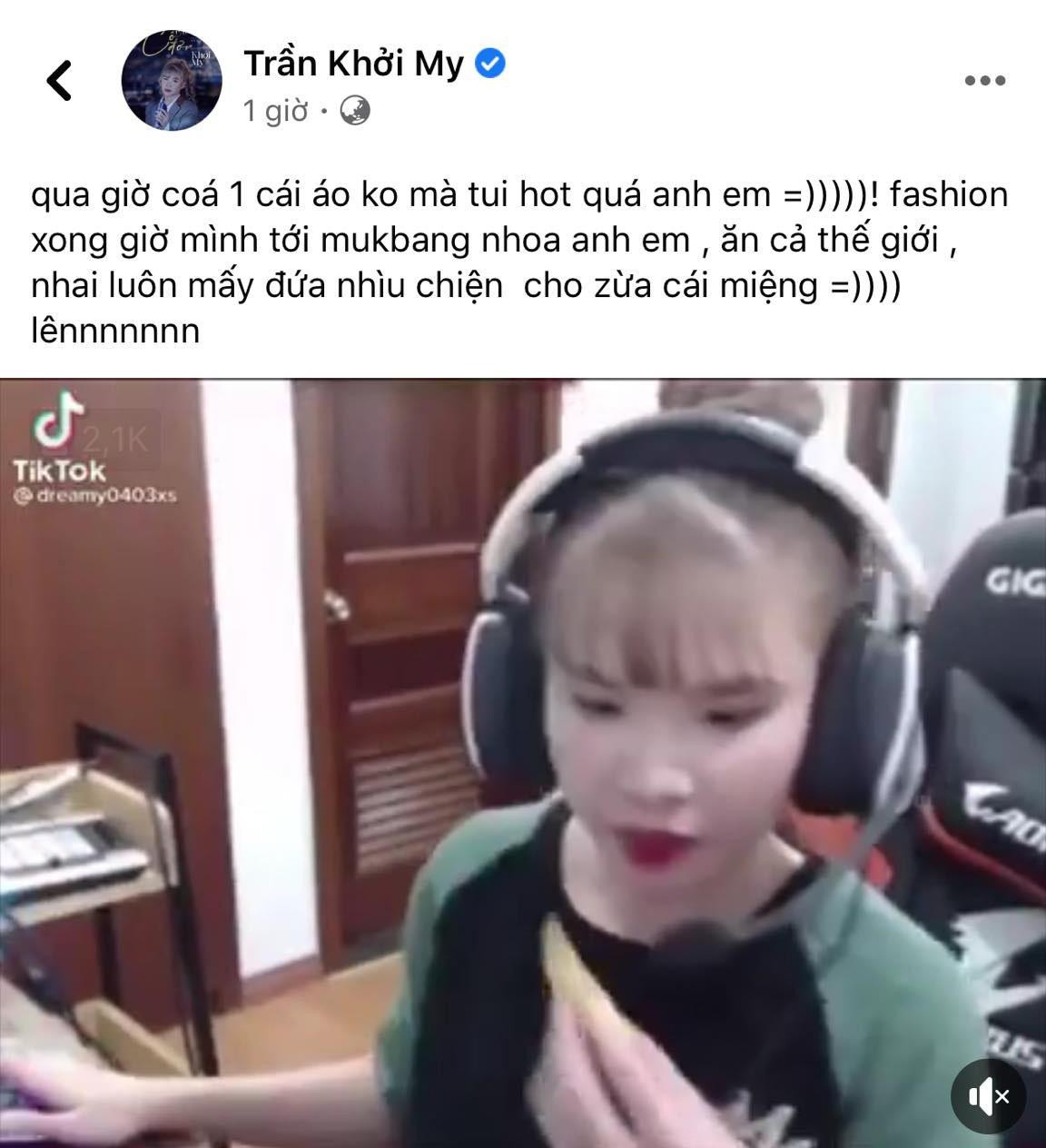 Khởi My không "drama hóa" câu chuyện thời trang của mình.