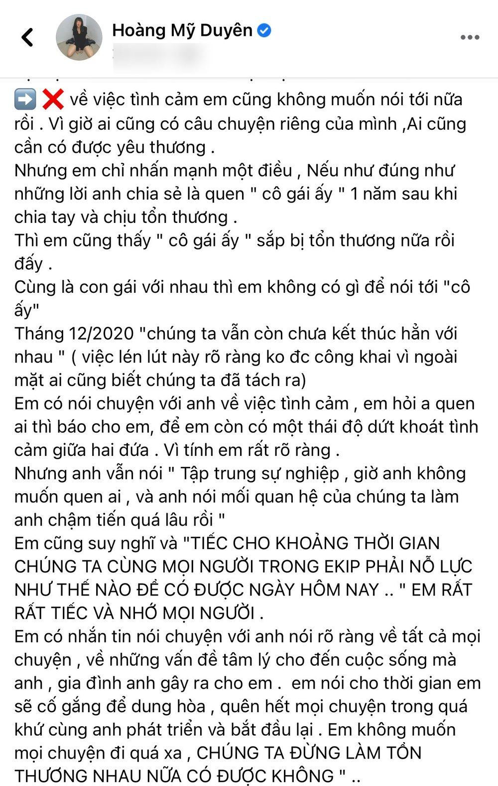 Ca sĩ nói rõ tất cả mọi chuyện cho cộng đồng mạng.