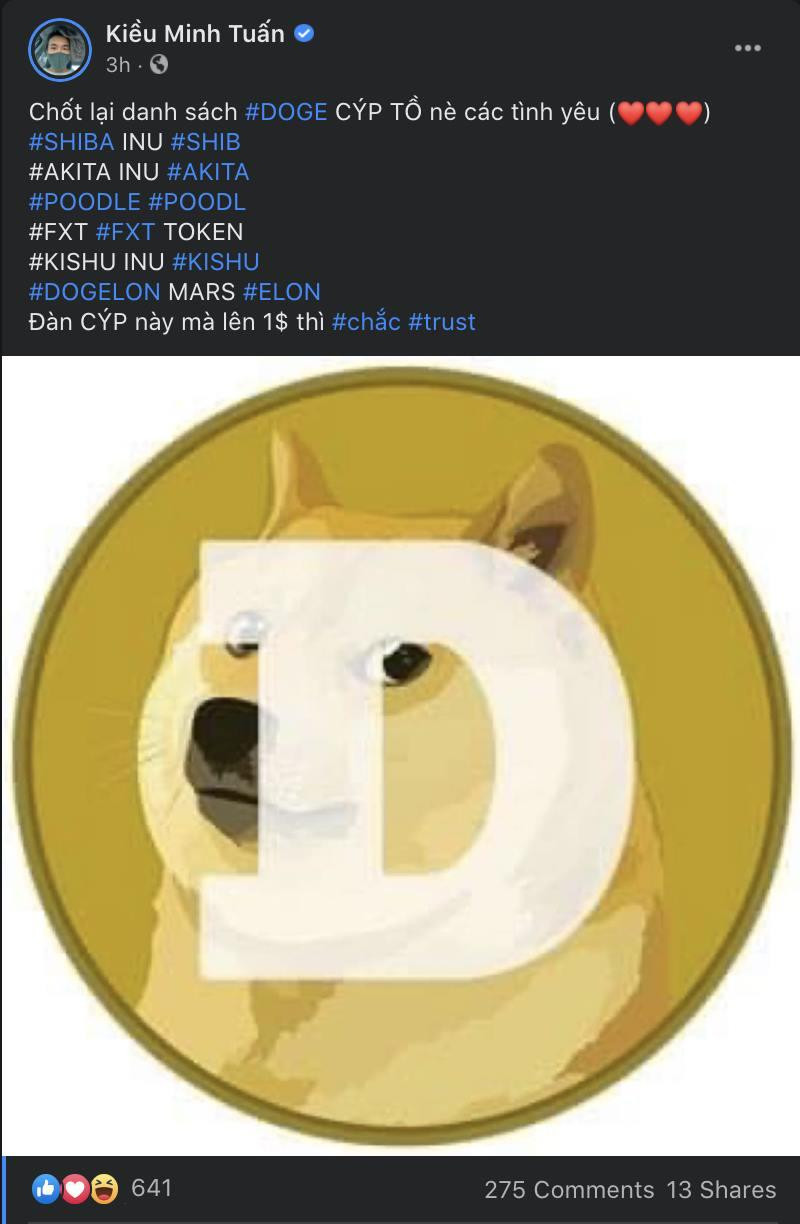 Kiều Minh Tuấn cũng đăng bài không khác cả dấu chấm phẩy. Kiều Minh Tuấn cũng đăng bài không khác cả dấu chấm phẩy.