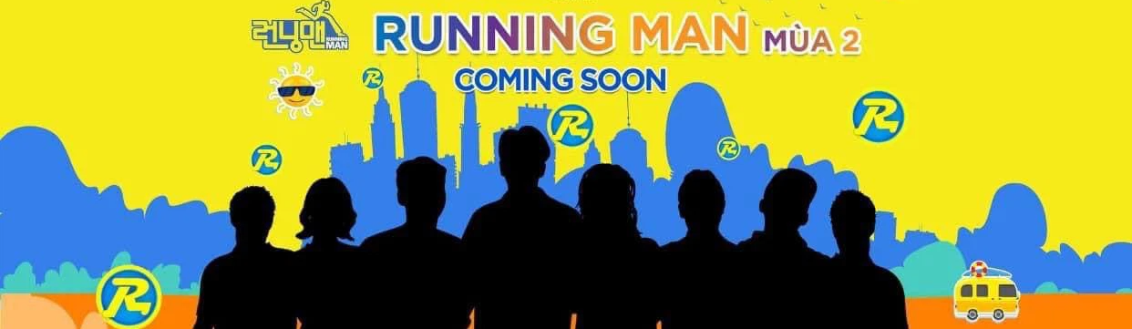 8 thành viên của Running Man Việt năm nay.