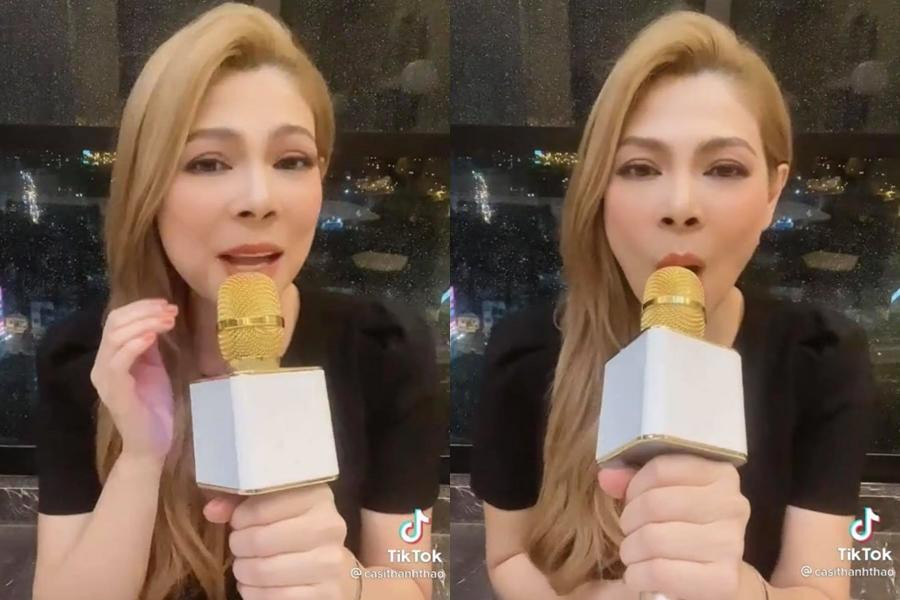 Ca sĩ sinh năm 1977 luôn tâm huyết với các video cover, thử thách về âm nhạc.