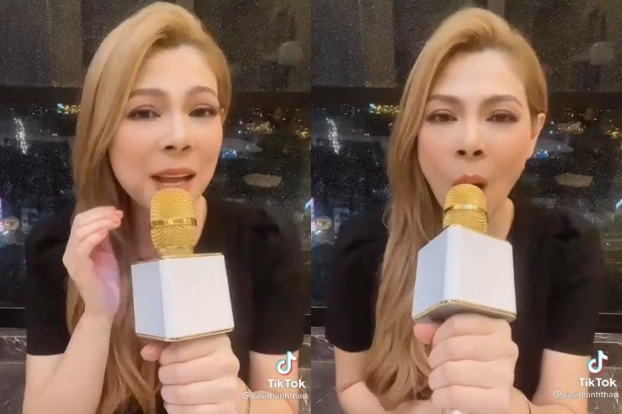 Ca sĩ sinh năm 1977 luôn tâm huyết với các video cover, thử thách về âm nhạc.