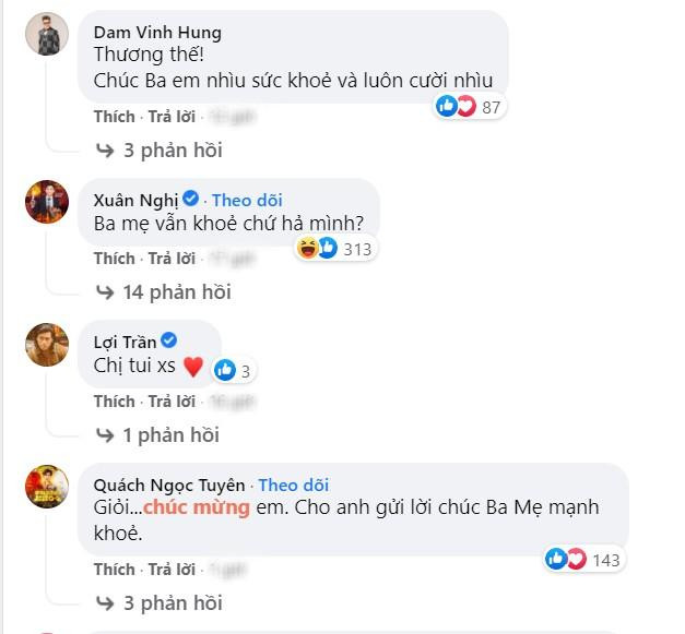 Sao Việt chúc mừng "kiều nữ làng hài".