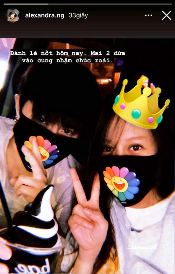 Trước đó, nữ vlogger và Alex Nguyễn đã ngầm chia sẻ sắp đón thêm thành viên mới với caption: "Đánh lẻ nốt hôm nay, mai hai đứa vào cung nhậm chức rồi". Trước đó, nữ vlogger và Alex Nguyễn đã ngầm chia sẻ sắp đón thêm thành viên mới với caption: "Đánh lẻ nốt hôm nay, mai hai đứa vào cung nhậm chức rồi".