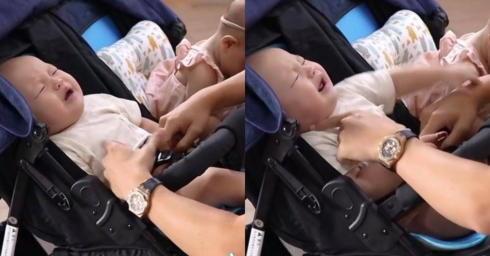 Bé Leon quấy khóc, không hợp tác mỗi khi camera quay cận.