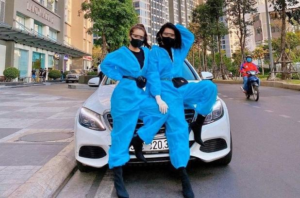 Chị em "cây táo" cùng nhau phòng dịch.