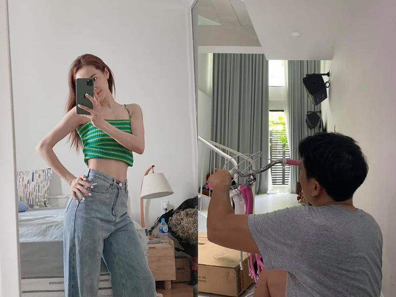 Những lần hé lộ không gian sống trước đó của Nhã Phương. Những lần hé lộ không gian sống trước đó của Nhã Phương.