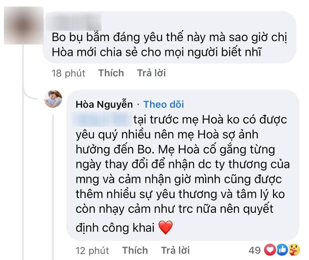 Chị cả "gia đình hoa dâm bụt" lý giải chuyện đến bây giờ mới công khai diện mạo con trai.