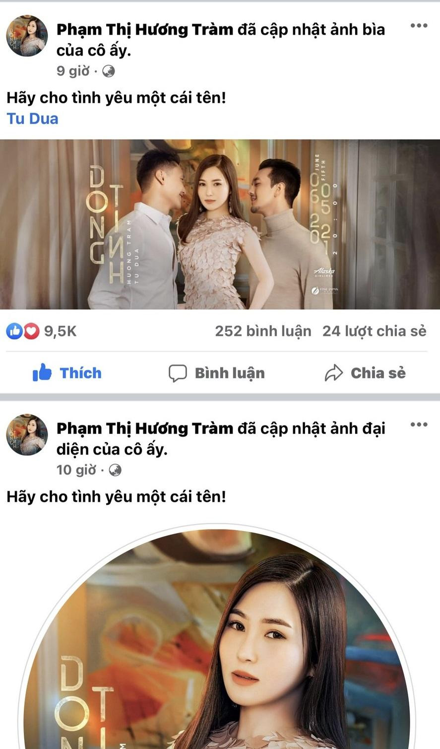 Động thái mới nhất trên trang cá nhân của Hương Tràm.