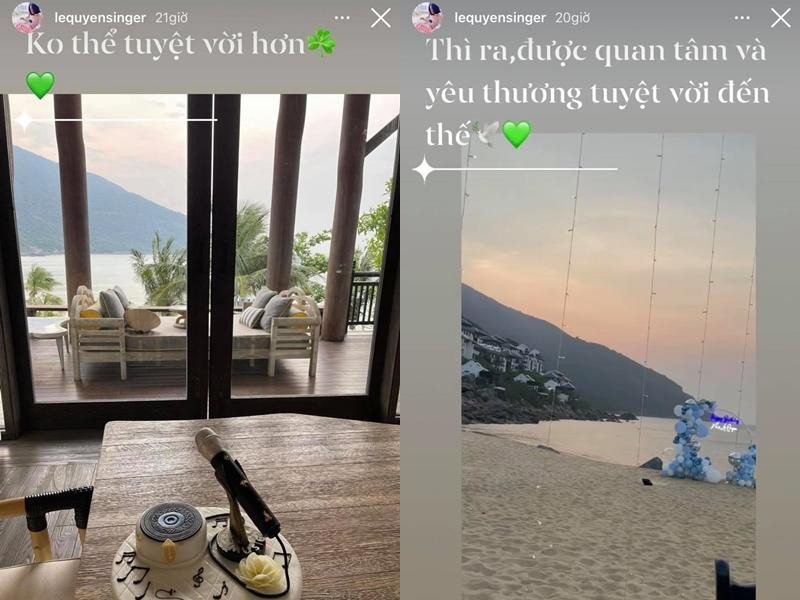 Cô đi từ bất ngờ này đến bất ngờ khác khi được bạn trai chuẩn bị sinh nhật.