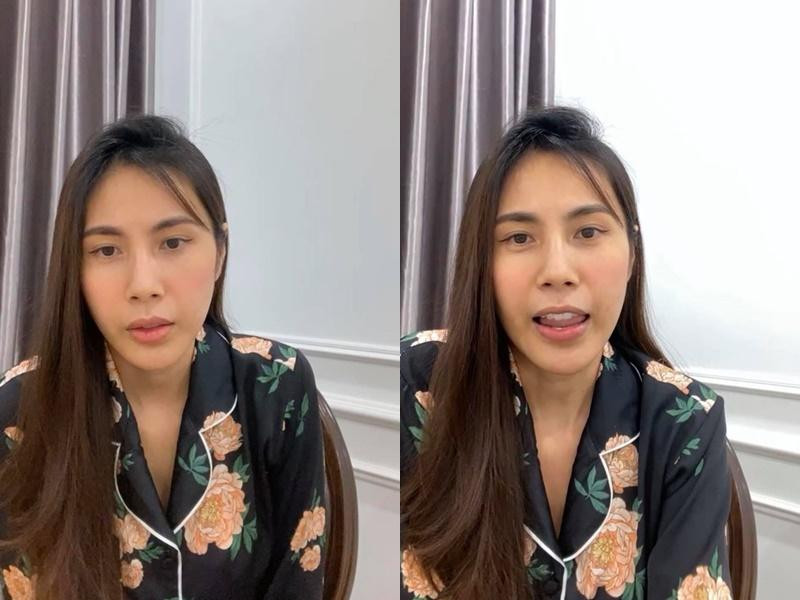 Nữ ca sĩ ban đầu còn bình tĩnh chia sẻ... Nữ ca sĩ ban đầu còn bình tĩnh chia sẻ...