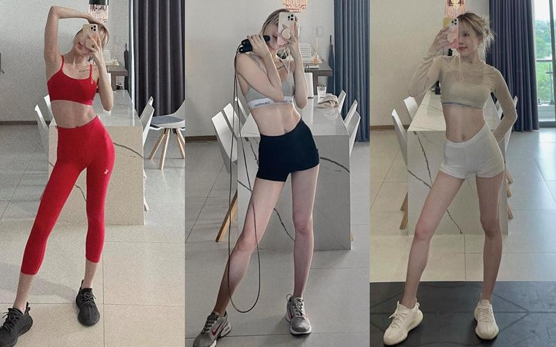 Ca sĩ sinh năm 1994 rất quan tâm đến việc duy trì vóc dáng.