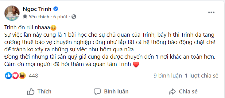 "Nữ hoàng nội y" cho biết sẽ tăng cường bảo vệ và hệ thống báo động trong biệt thự. "Nữ hoàng nội y" cho biết sẽ tăng cường bảo vệ và hệ thống báo động trong biệt thự.