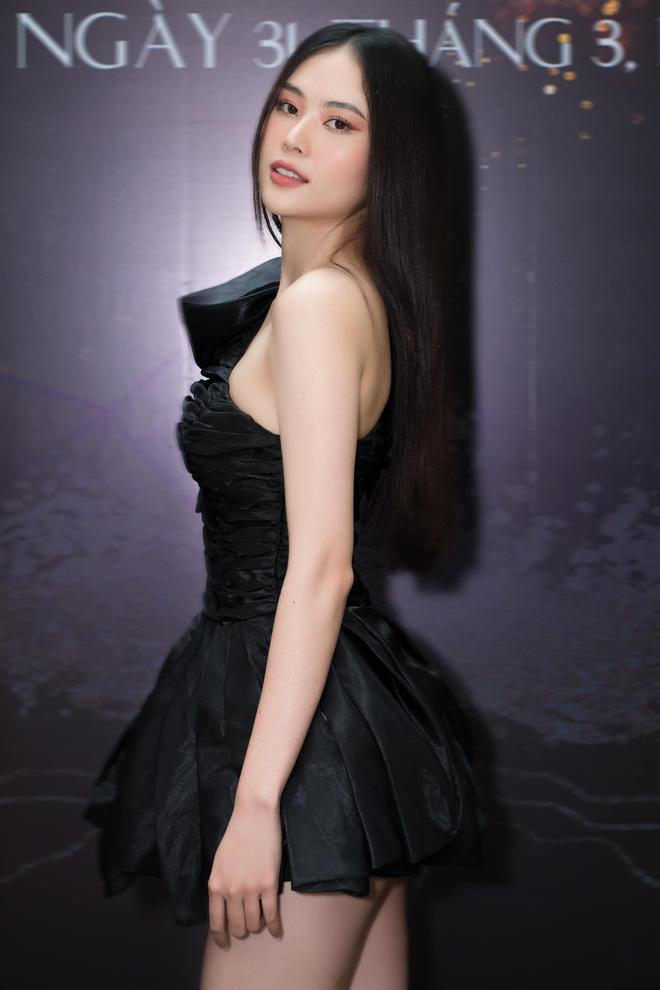 Hình ảnh người đẹp gốc Tiền Giang mang đến cuộc thi Hoa hậu Hoàn vũ Việt Nam 2021.